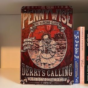Pennywise IT Chapter Two Vintage Classic Horror Movie Film Metal Tin Sign 8x12in